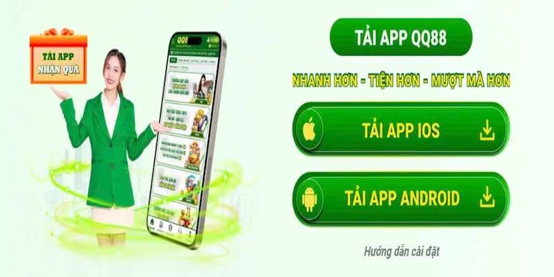 Các bước tải app QQ88 nhanh chóng trong 1 nốt nhạc